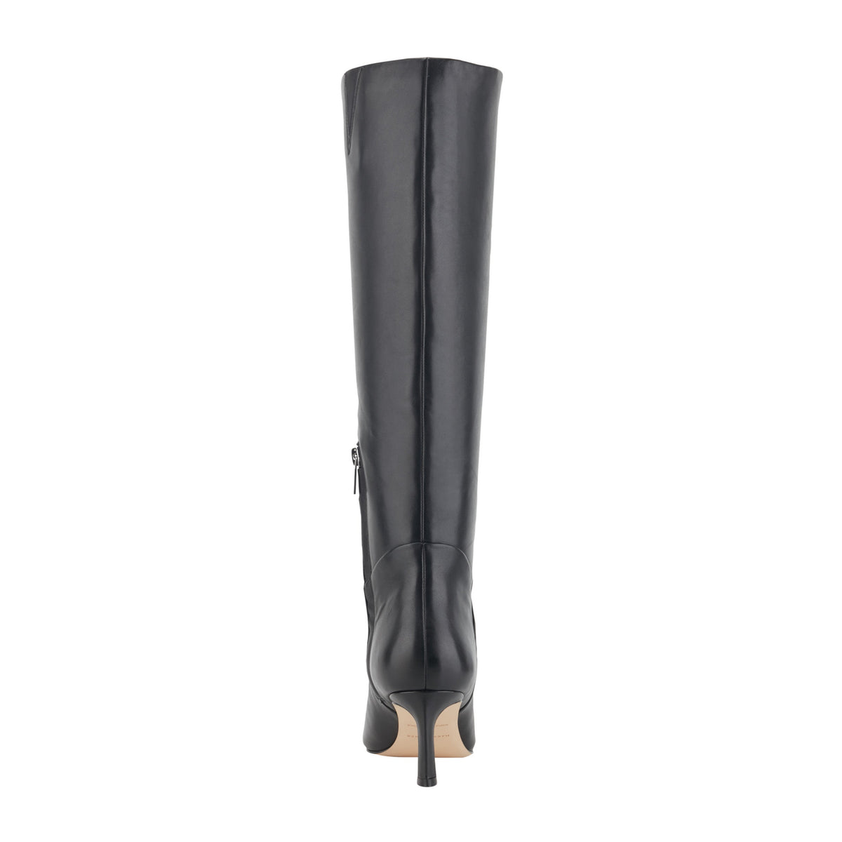Sabrina Wide Calf Leather Boot - Black Leather | Marc Fisher