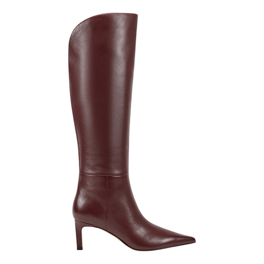 Esmee Leather Boot - Merlot Leather | Marc Fisher
