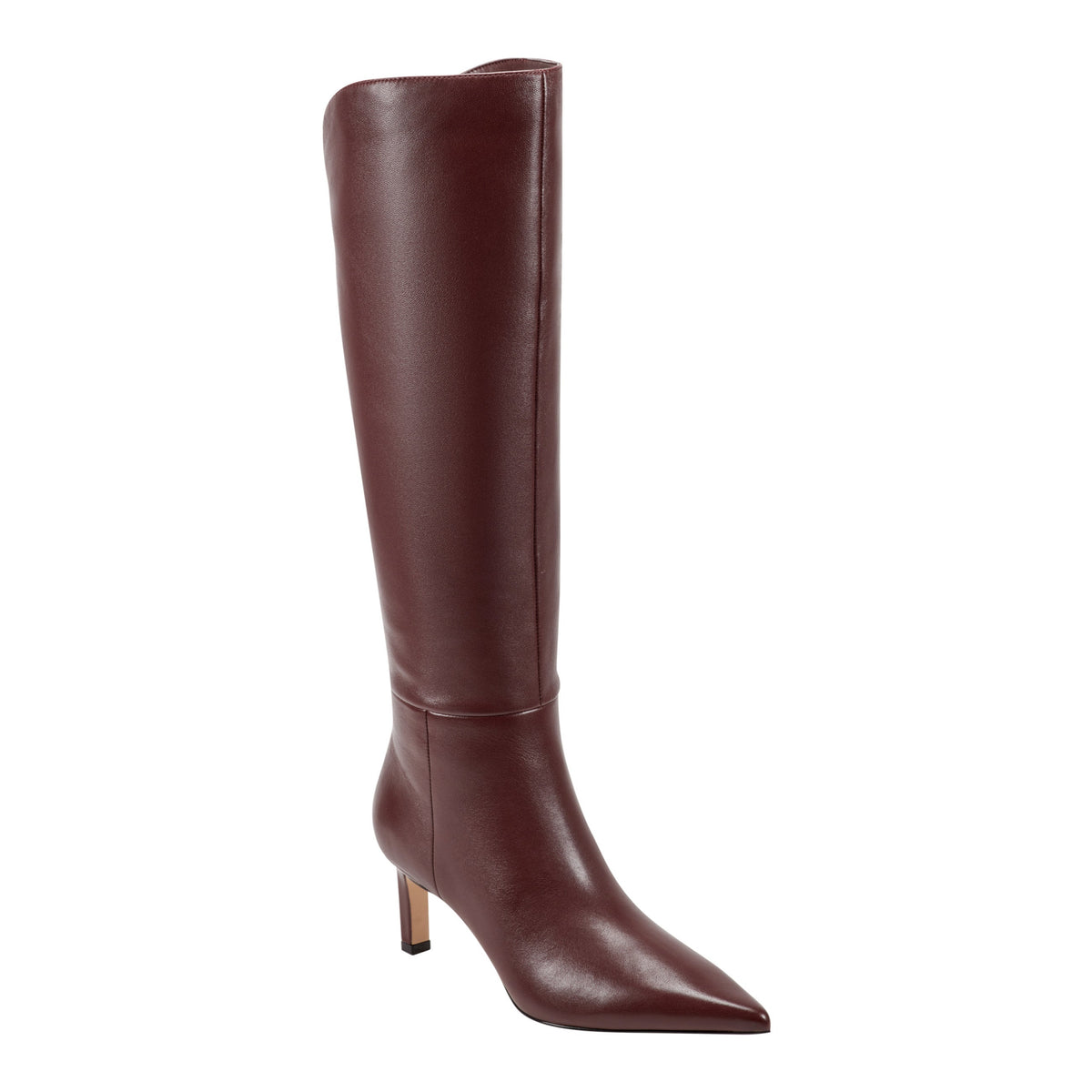 Esmee Leather Boot - Merlot Leather | Marc Fisher