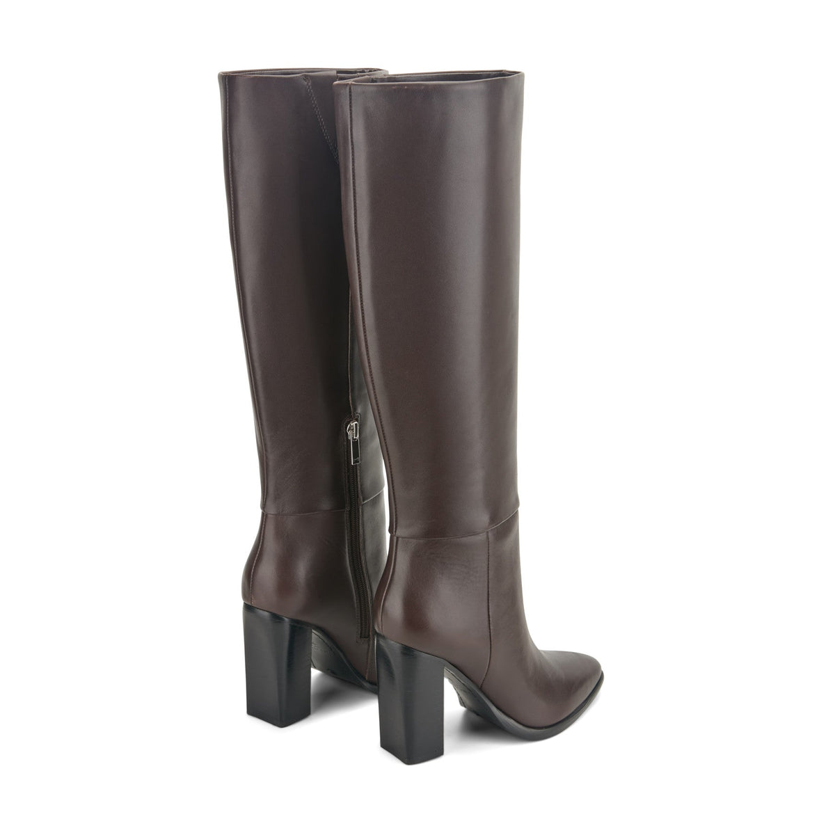 Lannie Dress Leather Boot - Dark Merlot Leather | Marc Fisher