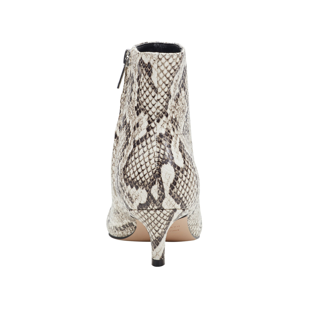 Itzia Ankle Leather Bootie - Snake Printed Leather | Marc Fisher