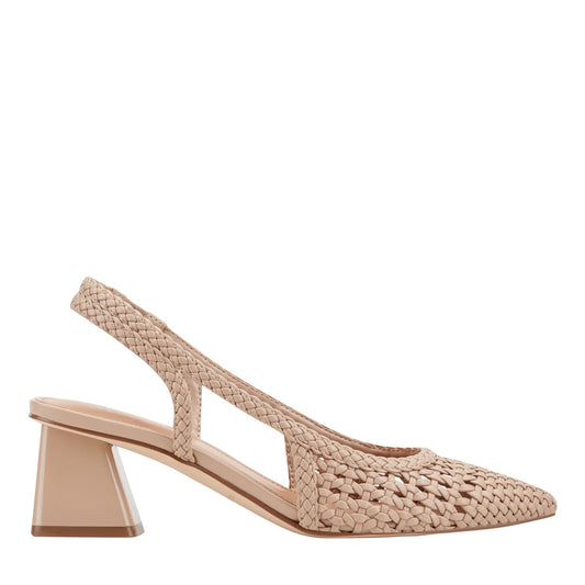 Latiya Woven Slingback Pump - Natural | Marc Fisher