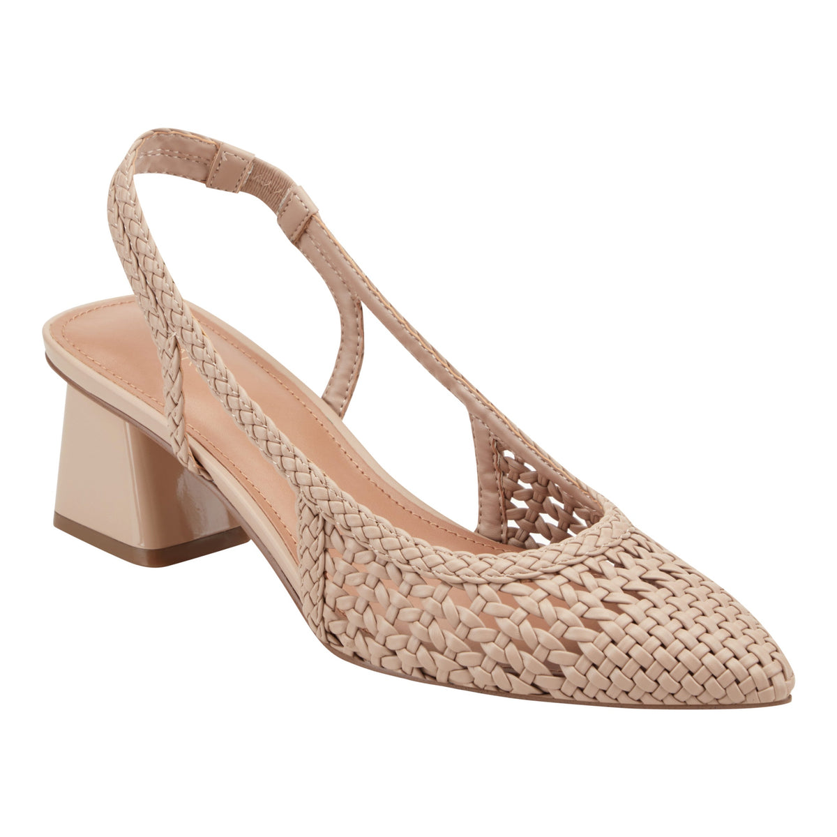 Latiya Woven Slingback Pump - Natural | Marc Fisher