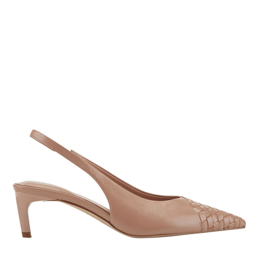 Rilly Leather Slingback Pump - Natural Leather | Marc Fisher