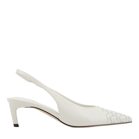 Rilly Leather Slingback Pump - Ivory Leather | Marc Fisher
