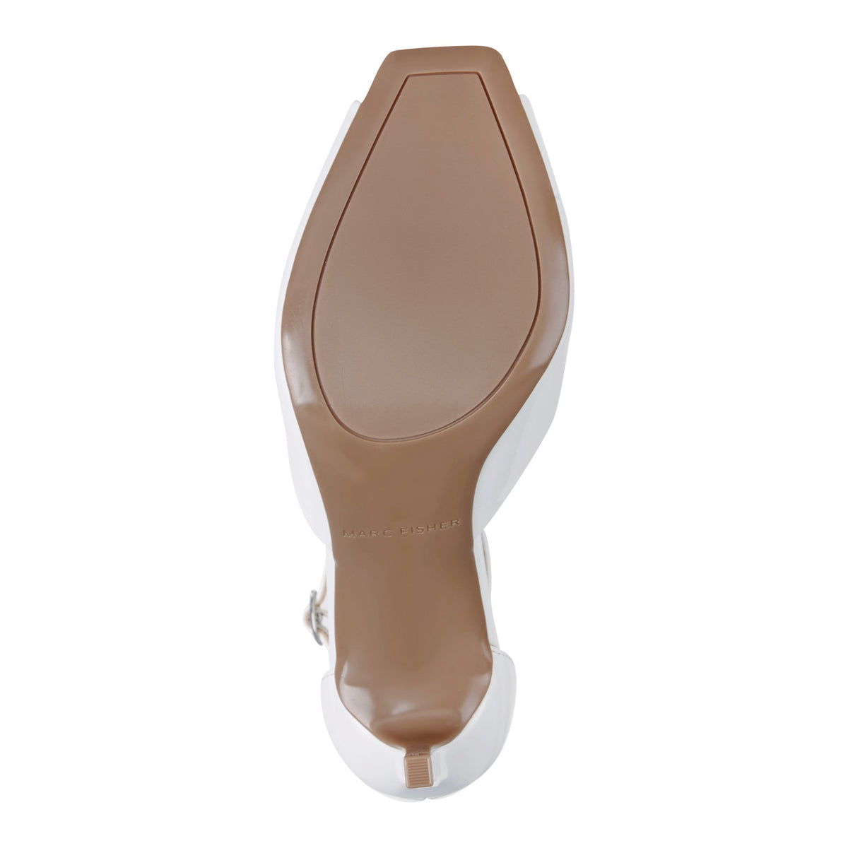 Veni Peep Toe Pump - White Patent | Marc Fisher