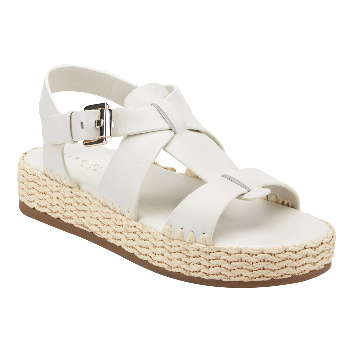 Elissa Espadrille Sandal - Chic Cream Leather | Marc Fisher