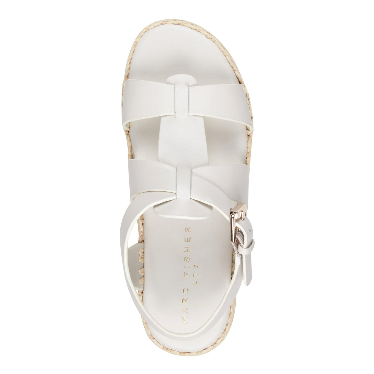 Elissa Espadrille Sandal - Chic Cream Leather | Marc Fisher