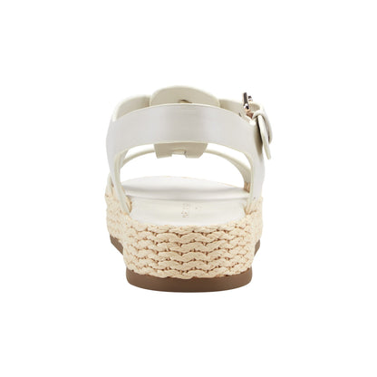 Elissa Espadrille Sandal - Chic Cream Leather | Marc Fisher