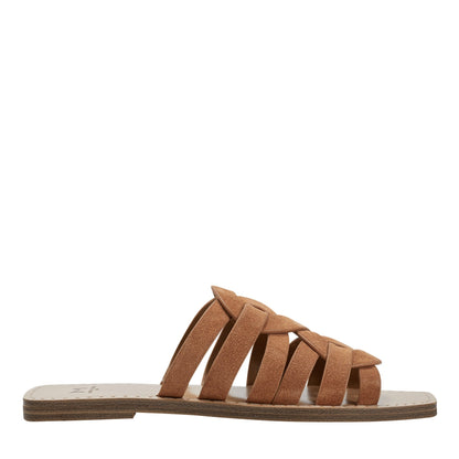 Kimiko Flat Slide Sandal - Natural | Marc Fisher