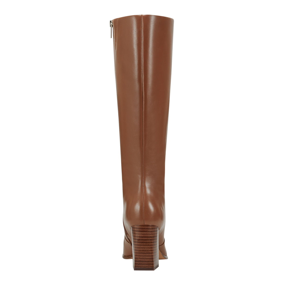 Dreeam Block Heeled Leather Boot - Tan Leather | Marc Fisher