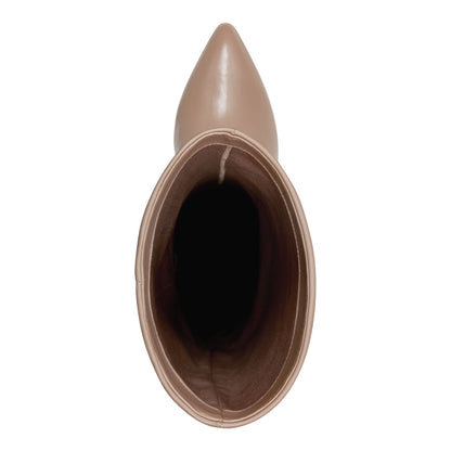 Lalita Foldover Dress Leather Boot - Light Natural Leather | Marc Fisher
