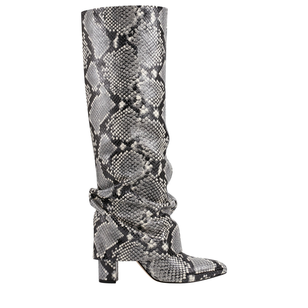 Lalita Foldover Dress Leather Boot - Snake Print | Marc Fisher