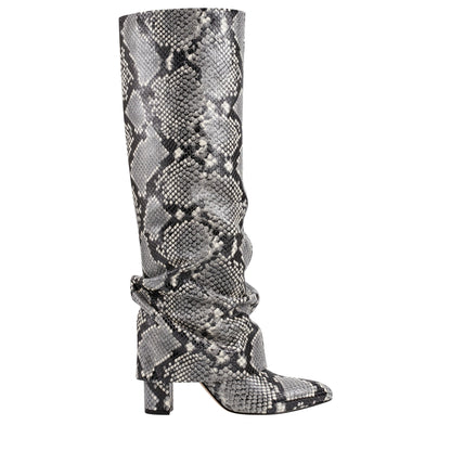 Lalita Foldover Dress Leather Boot - Snake Print | Marc Fisher