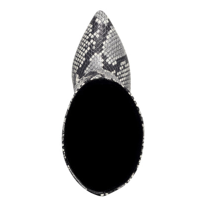 Lalita Foldover Dress Leather Boot - Snake Print | Marc Fisher