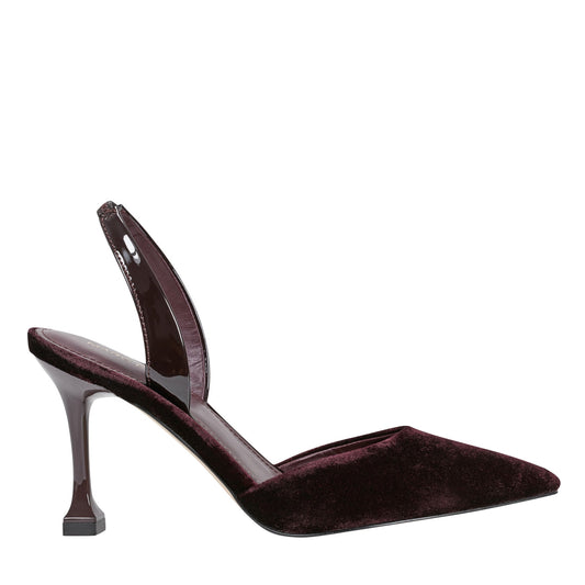 Hadya Slingback Pump - Dark Red Velvet | Marc Fisher