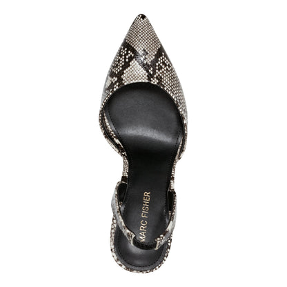 Hadya Slingback Pump - Snake Print | Marc Fisher