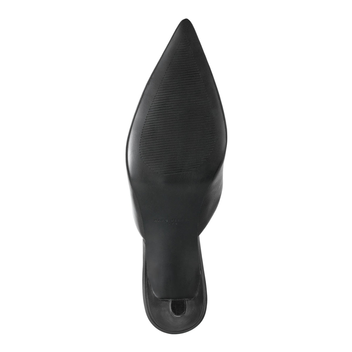 Rosa Heeled Mule - Black Leather | Marc Fisher