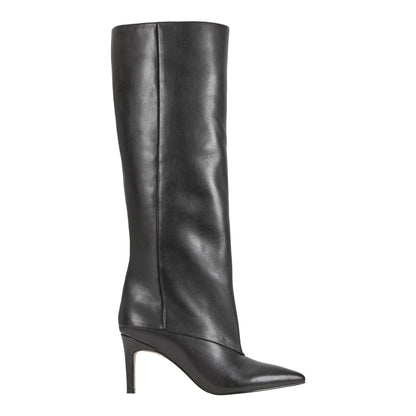 Gentle Dress Leather Boot - Black Leather | Marc Fisher