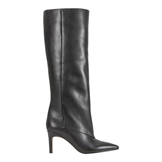 Gentle Dress Leather Boot - Black Leather | Marc Fisher