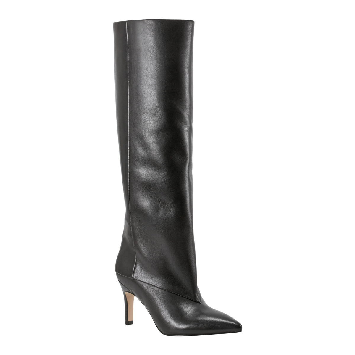Gentle Dress Leather Boot - Black Leather | Marc Fisher