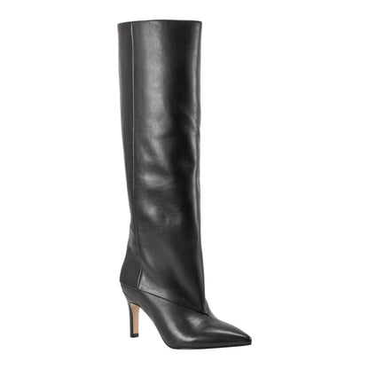 Gentle Dress Leather Boot - Black Leather | Marc Fisher