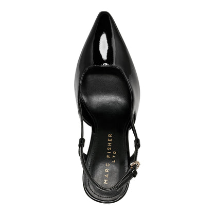 Torry Slingback Pump - Black Patent Leather | Marc Fisher