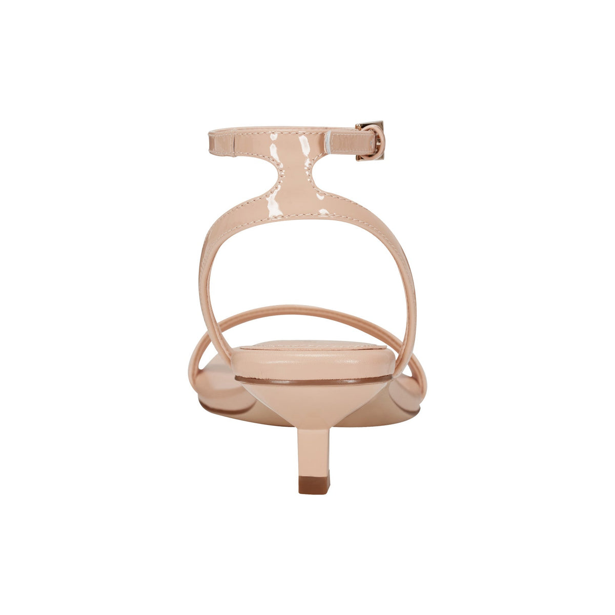 Alona Ankle Strap Sandal - Natural Patent Leather | Marc Fisher