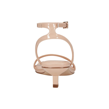 Alona Ankle Strap Sandal - Natural Patent Leather | Marc Fisher