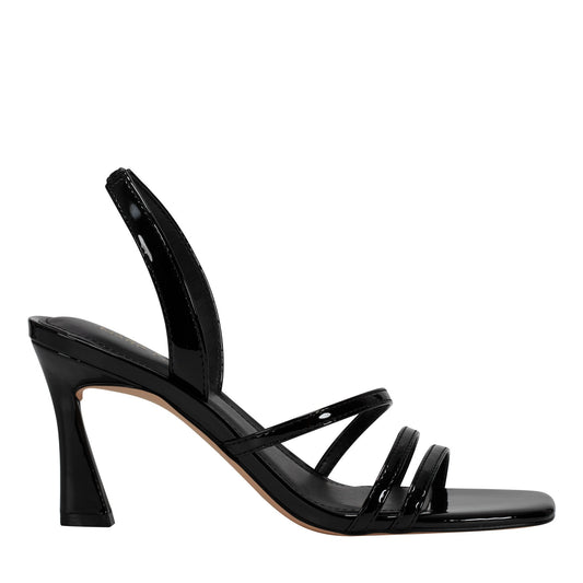 Nalina Slingback Sandal - Black Patent | Marc Fisher