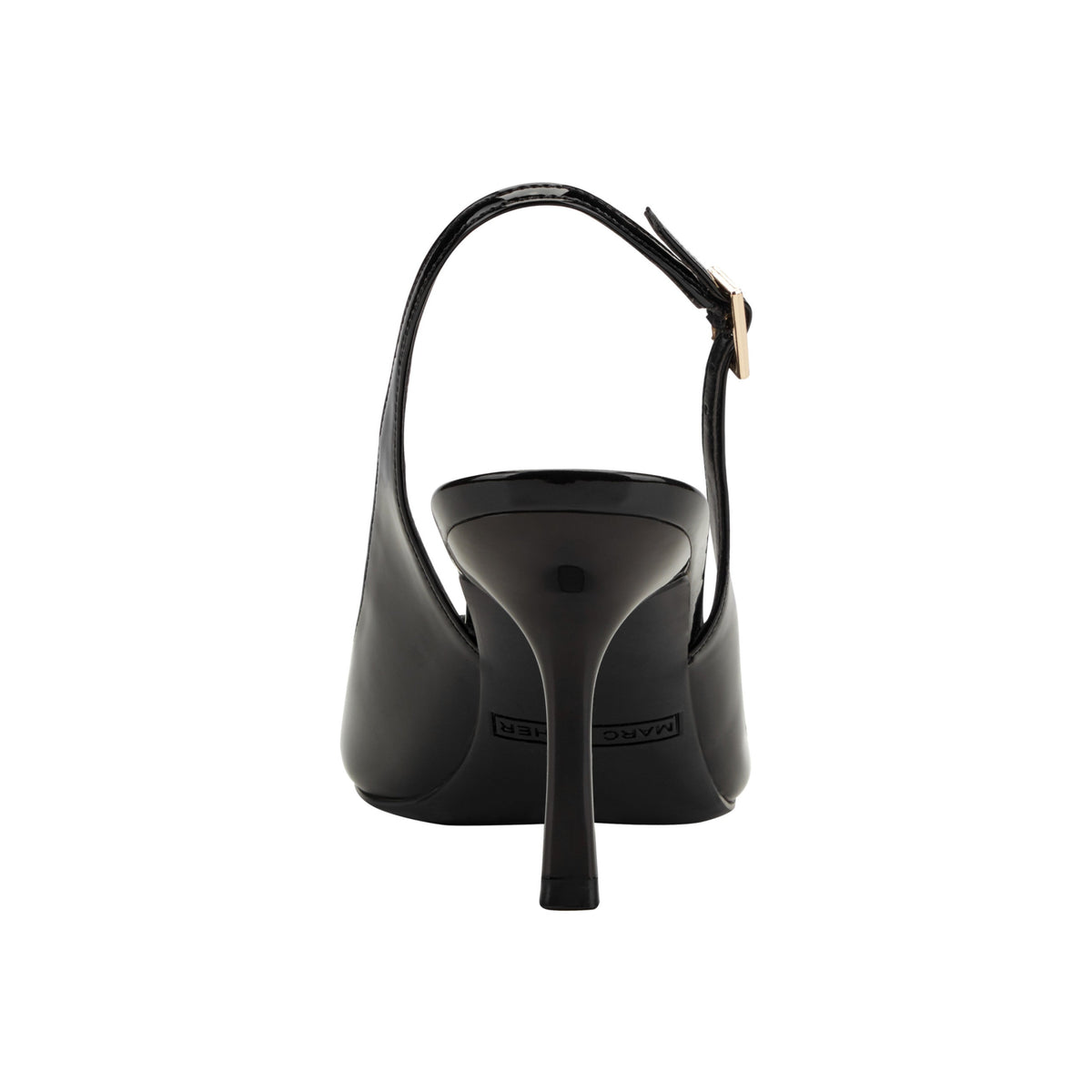 Paza Peep Toe Pump - Black Patent | Marc Fisher