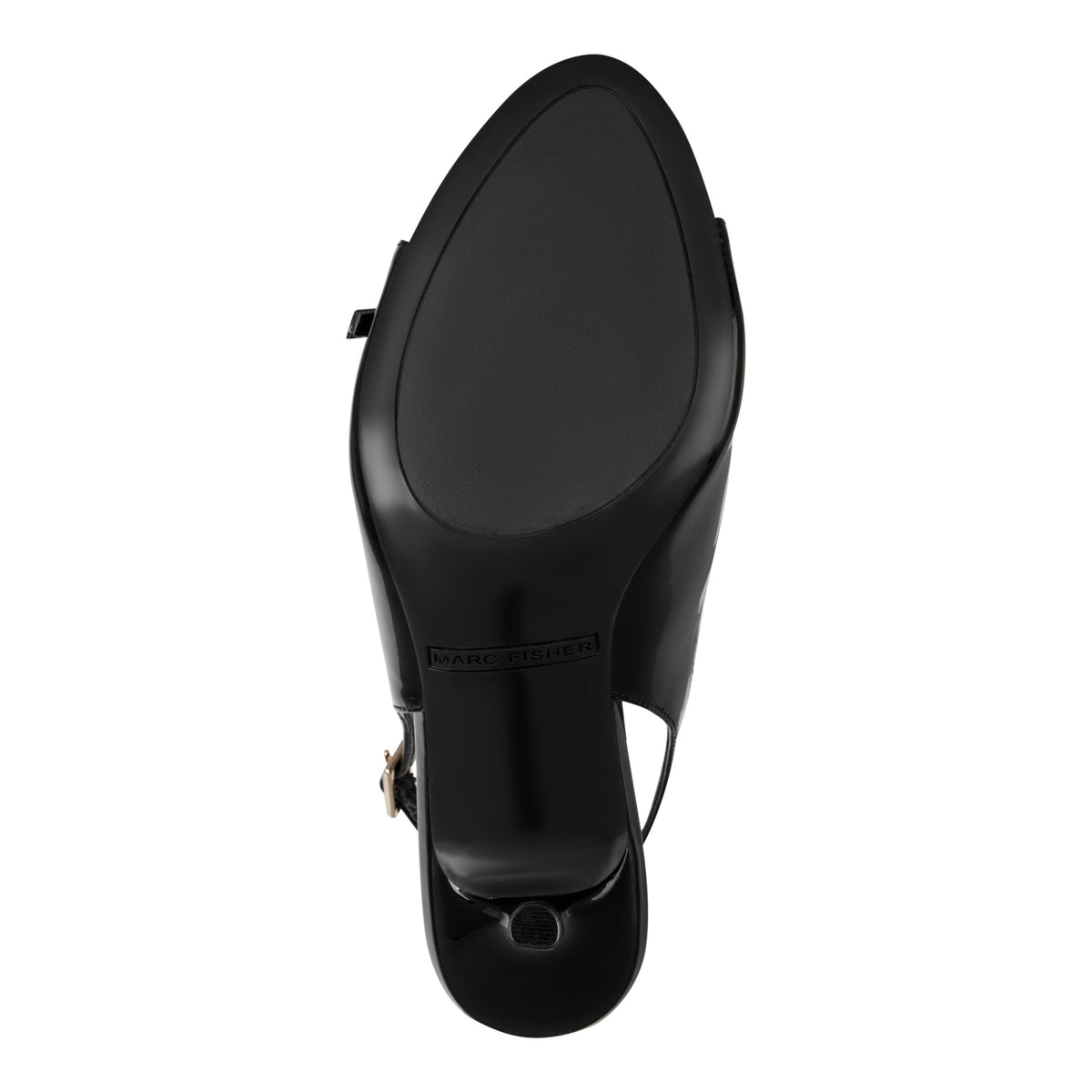 Paza Peep Toe Pump - Black Patent | Marc Fisher