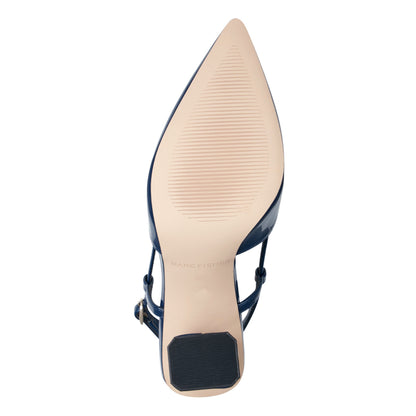 Dian Slingback Pump - Blue Patent | Marc Fisher