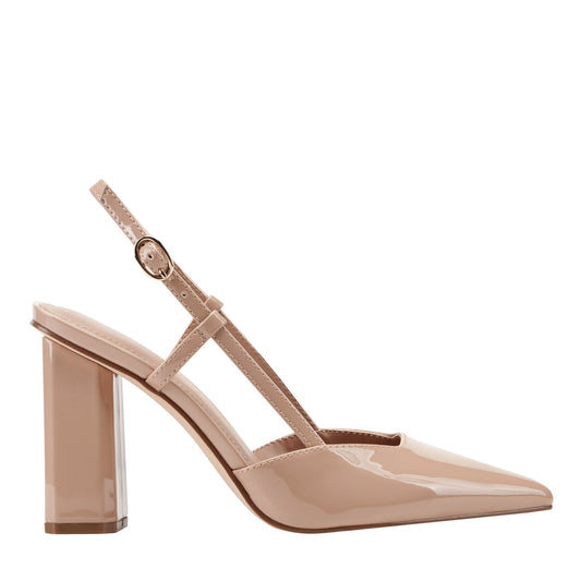 Dian Slingback Pump - Natural Patent | Marc Fisher