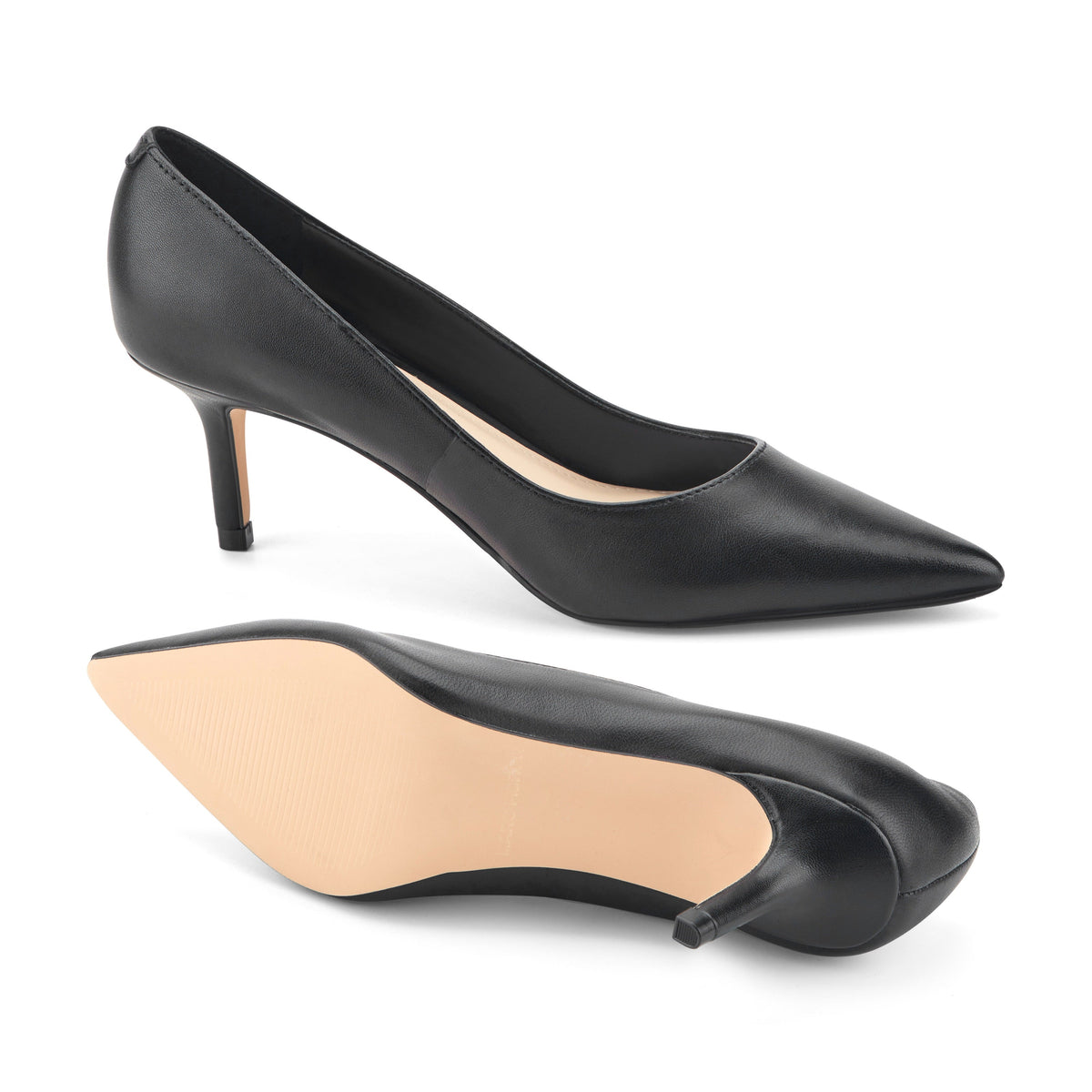Alola Pump - Black Leather | Marc Fisher