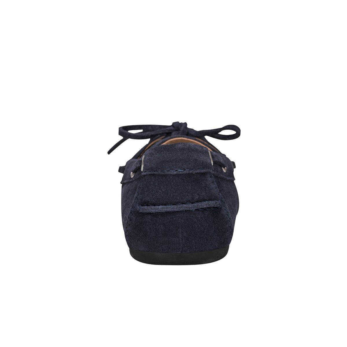 Uleena Leather Boat Shoe - Navy Suede | Marc Fisher