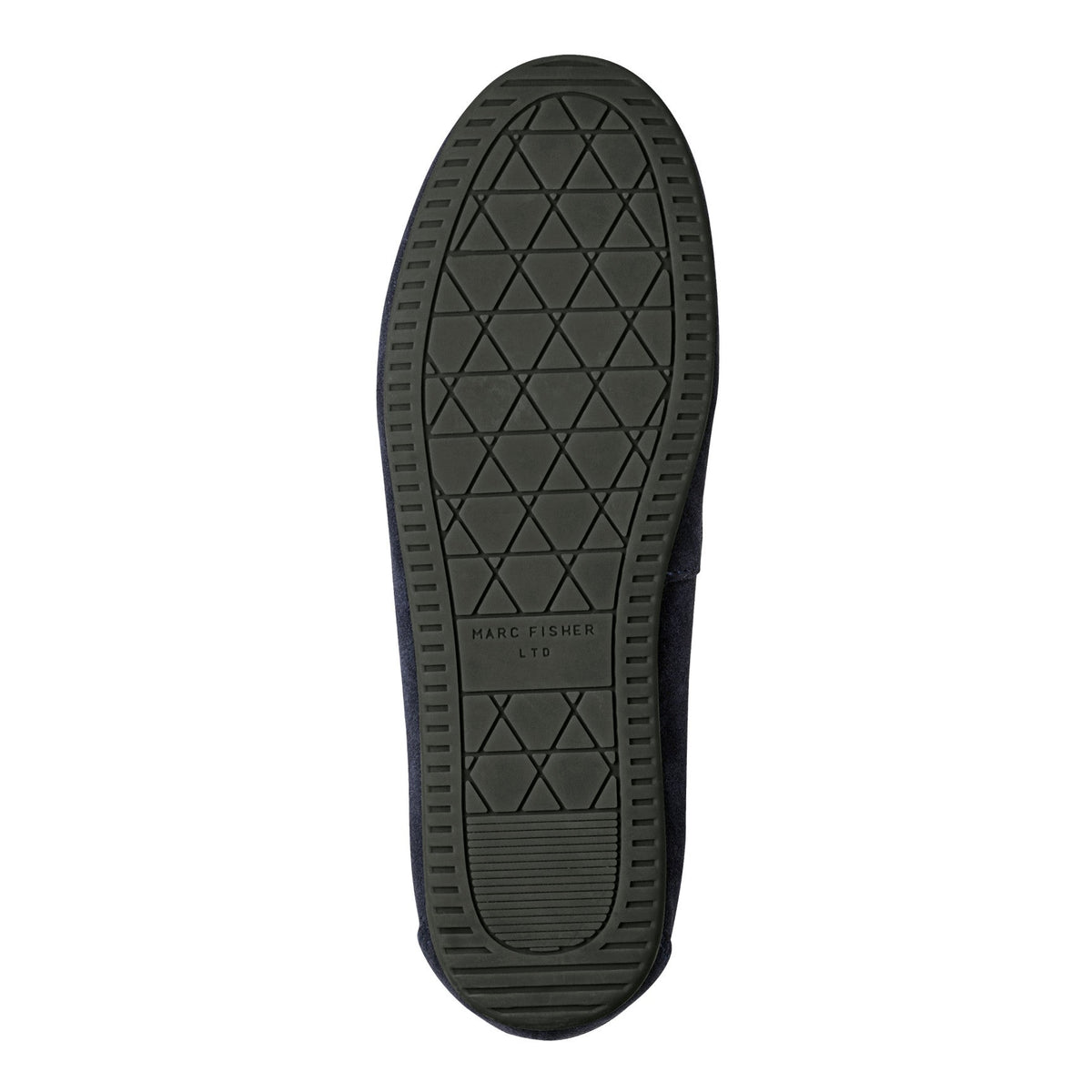 Uleena Leather Boat Shoe - Navy Suede | Marc Fisher