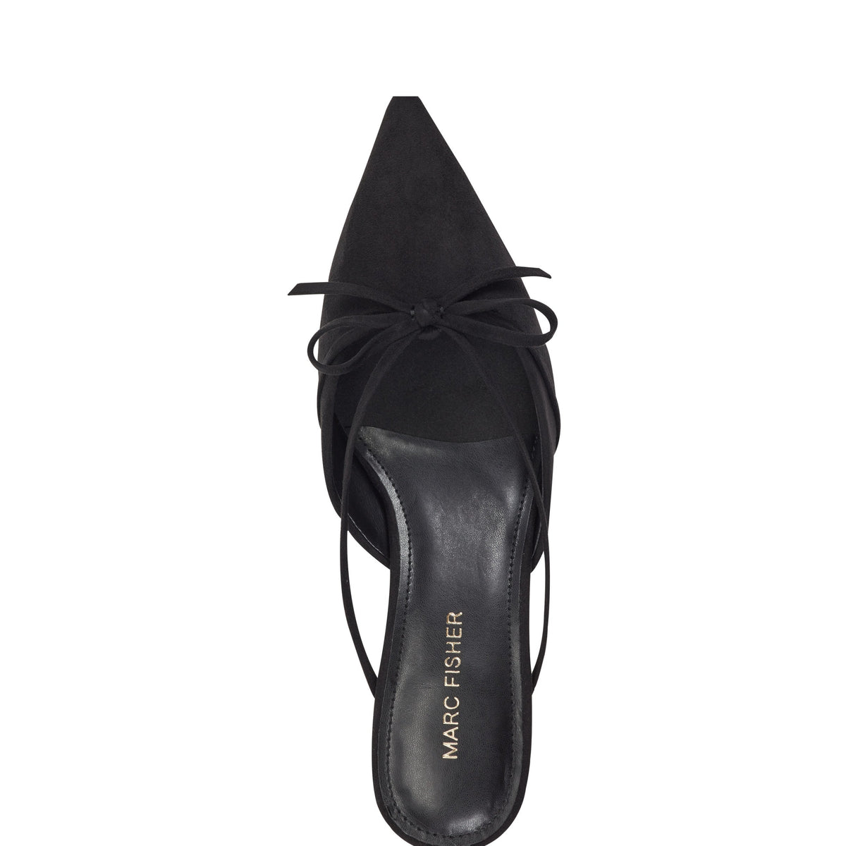 Florin Kitten Heel Mule - Black | Marc Fisher