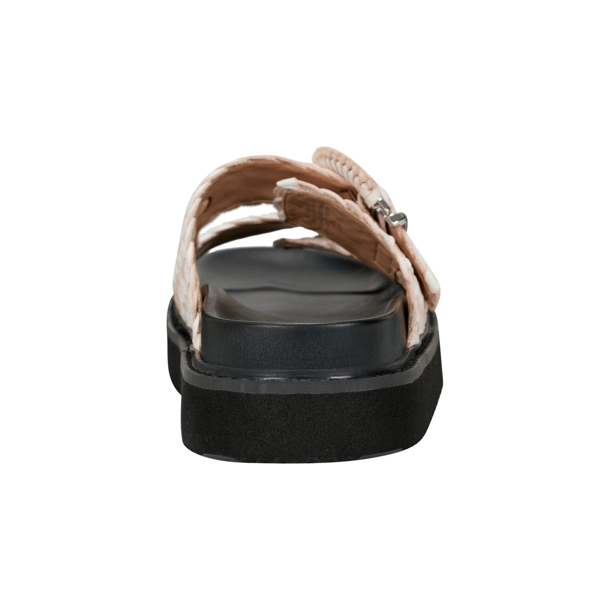 Auggie Woven Leather Footbed Sandal - White Leather | Marc Fisher
