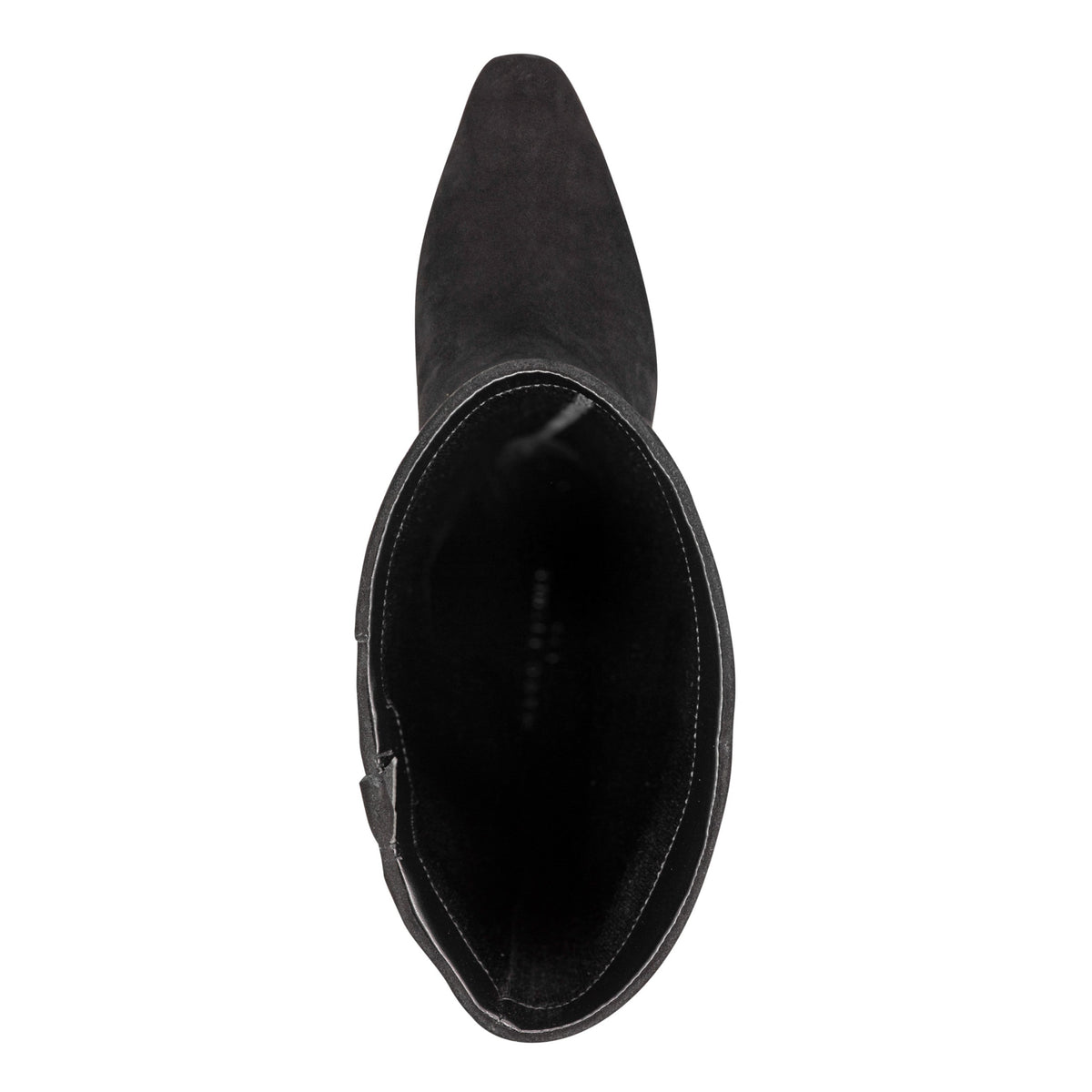Yarli Leather Boot - Black Suede | Marc Fisher