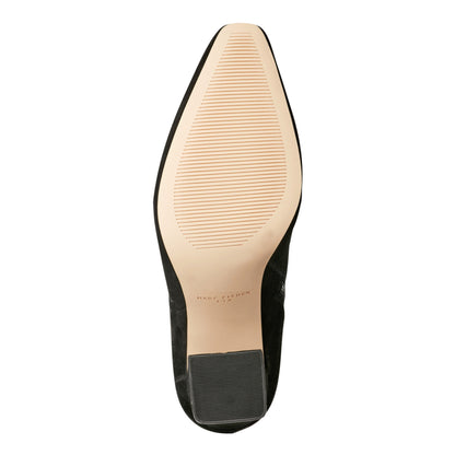 Yarli Leather Boot - Black Suede | Marc Fisher