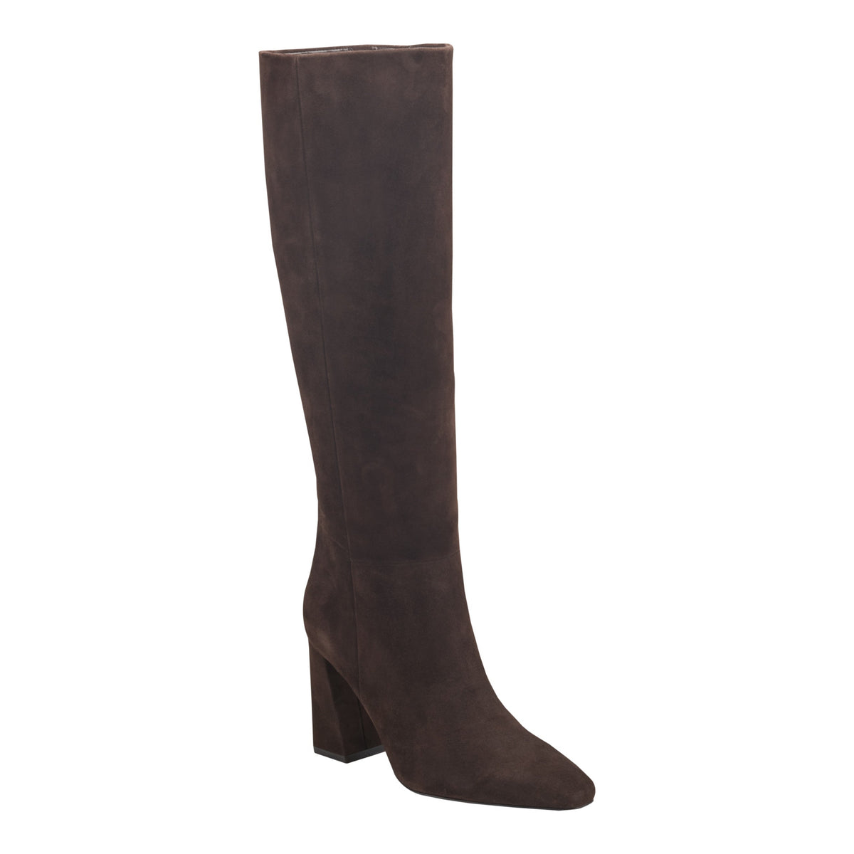 Yarli Leather Boot - Dark Brown Suede | Marc Fisher