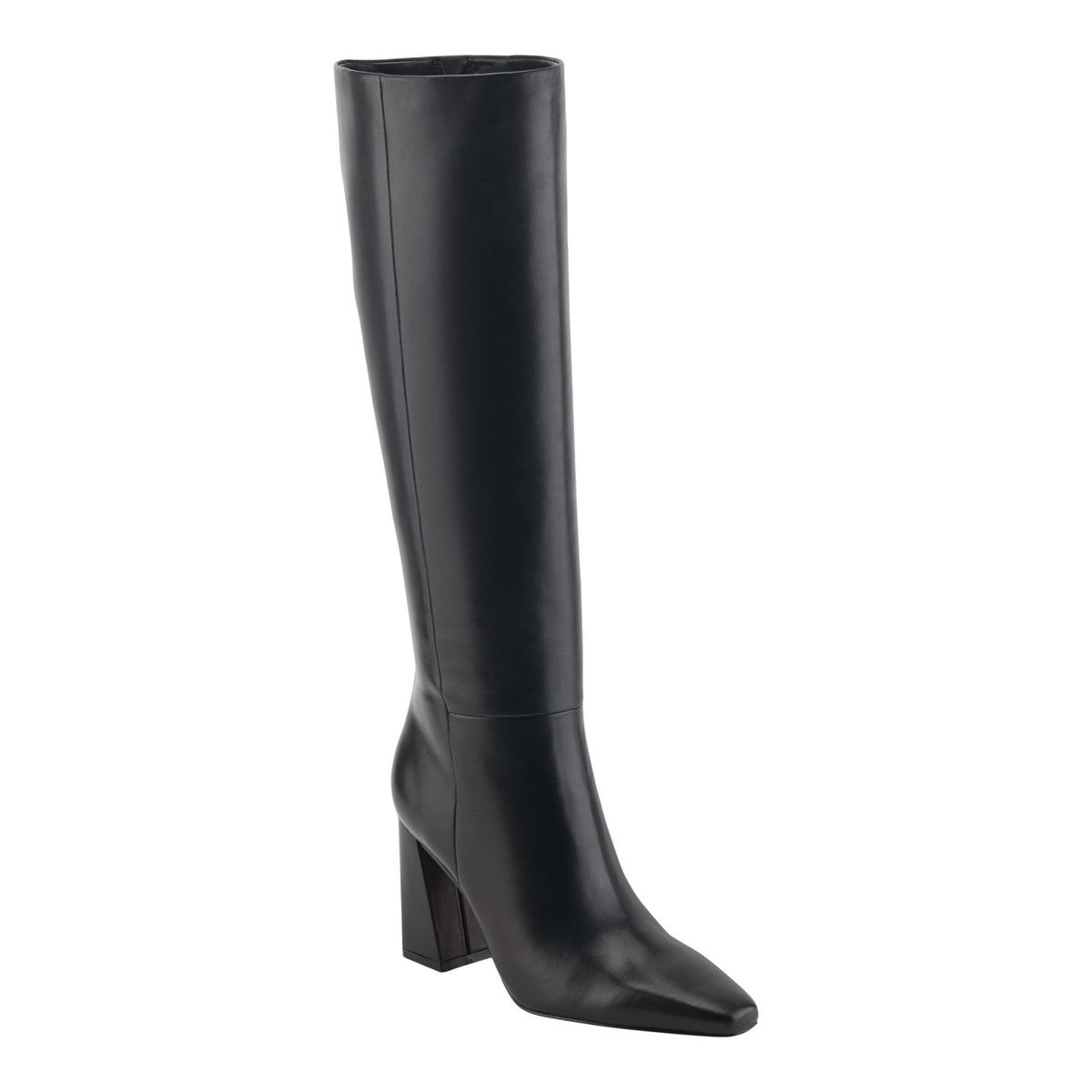 Yarli Leather Boot - Black Leather | Marc Fisher