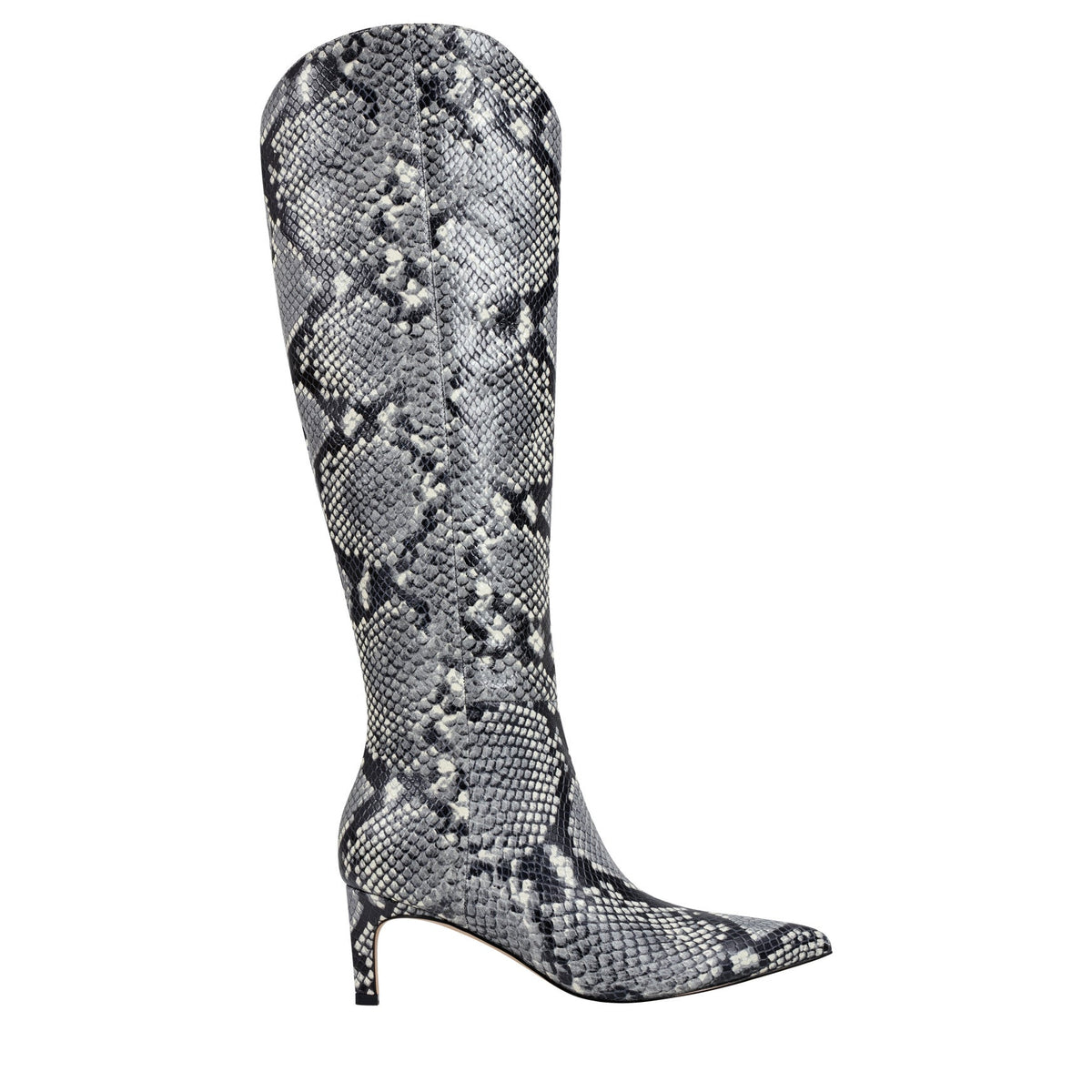 Quinnie Dress Leather Boot - Snake Printed Leather | Marc Fisher