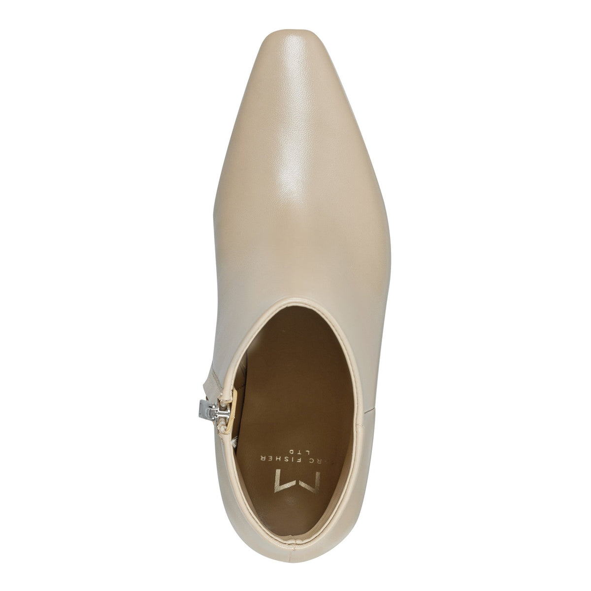Yanara Heeled Leather Bootie - Natural Leather | Marc Fisher