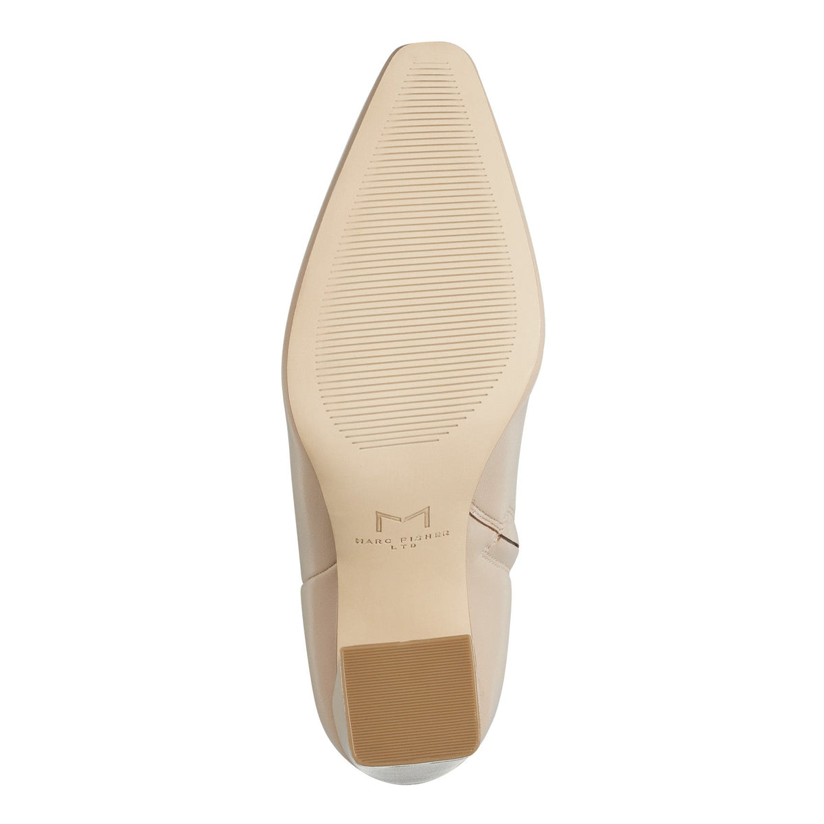 Yanara Heeled Leather Bootie - Natural Leather | Marc Fisher
