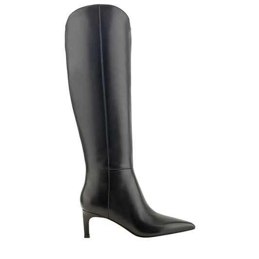 Quinnie Dress Leather Boot - Black Leather | Marc Fisher