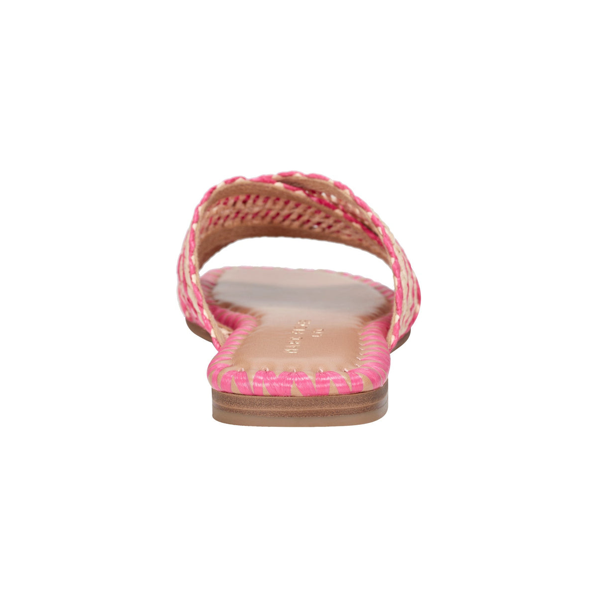 Nylie Flat Sandal - Natural/Pink | Marc Fisher