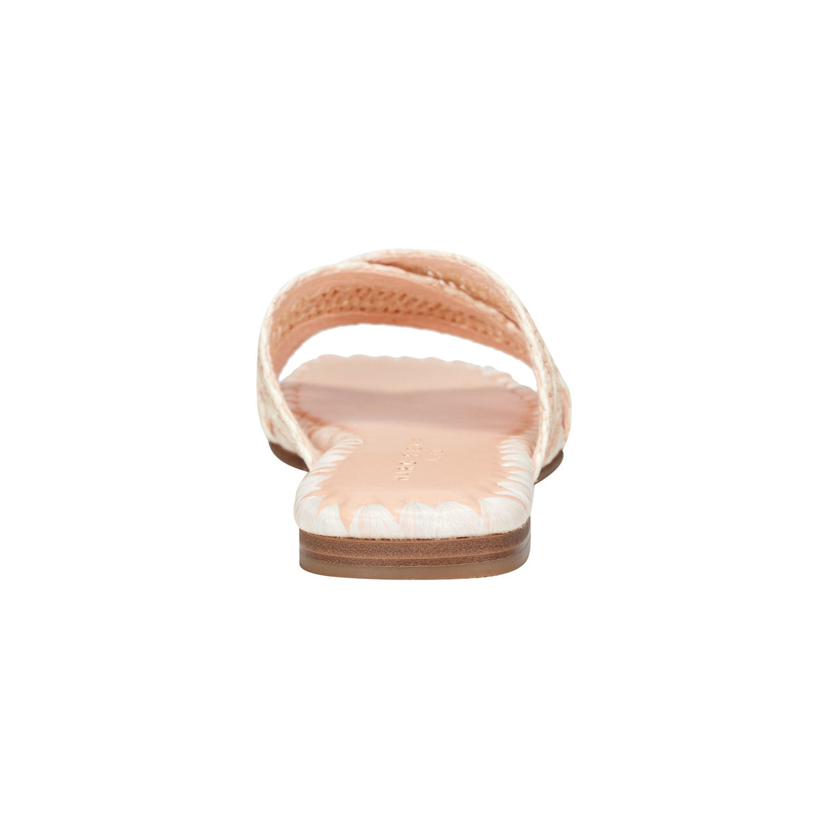Nylie Flat Sandal - Natural/White | Marc Fisher