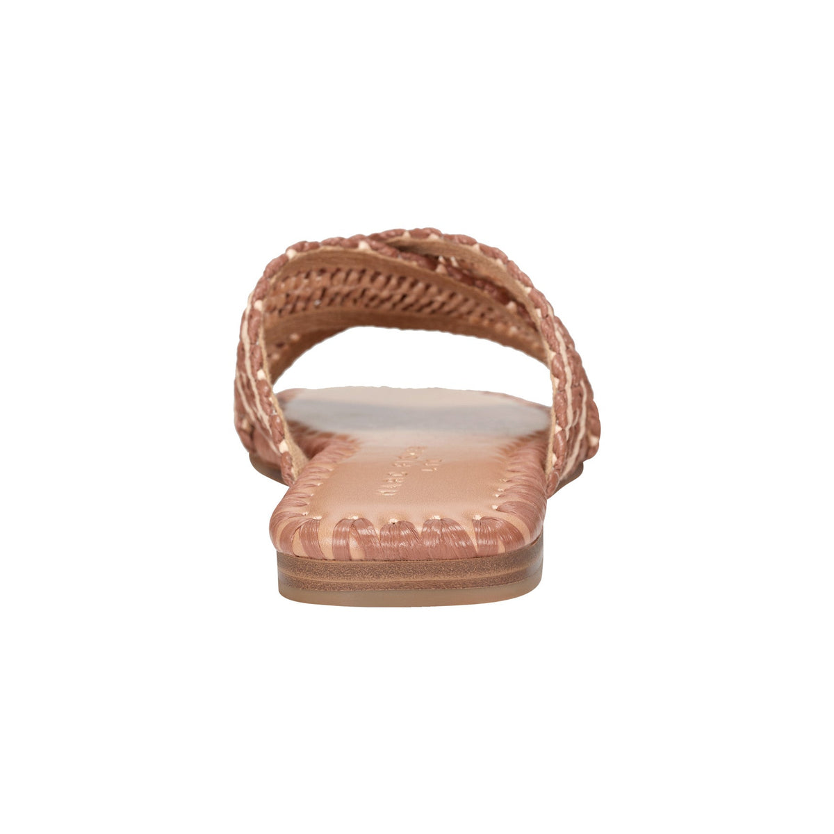 Nylie Flat Sandal - Natural/Brown | Marc Fisher